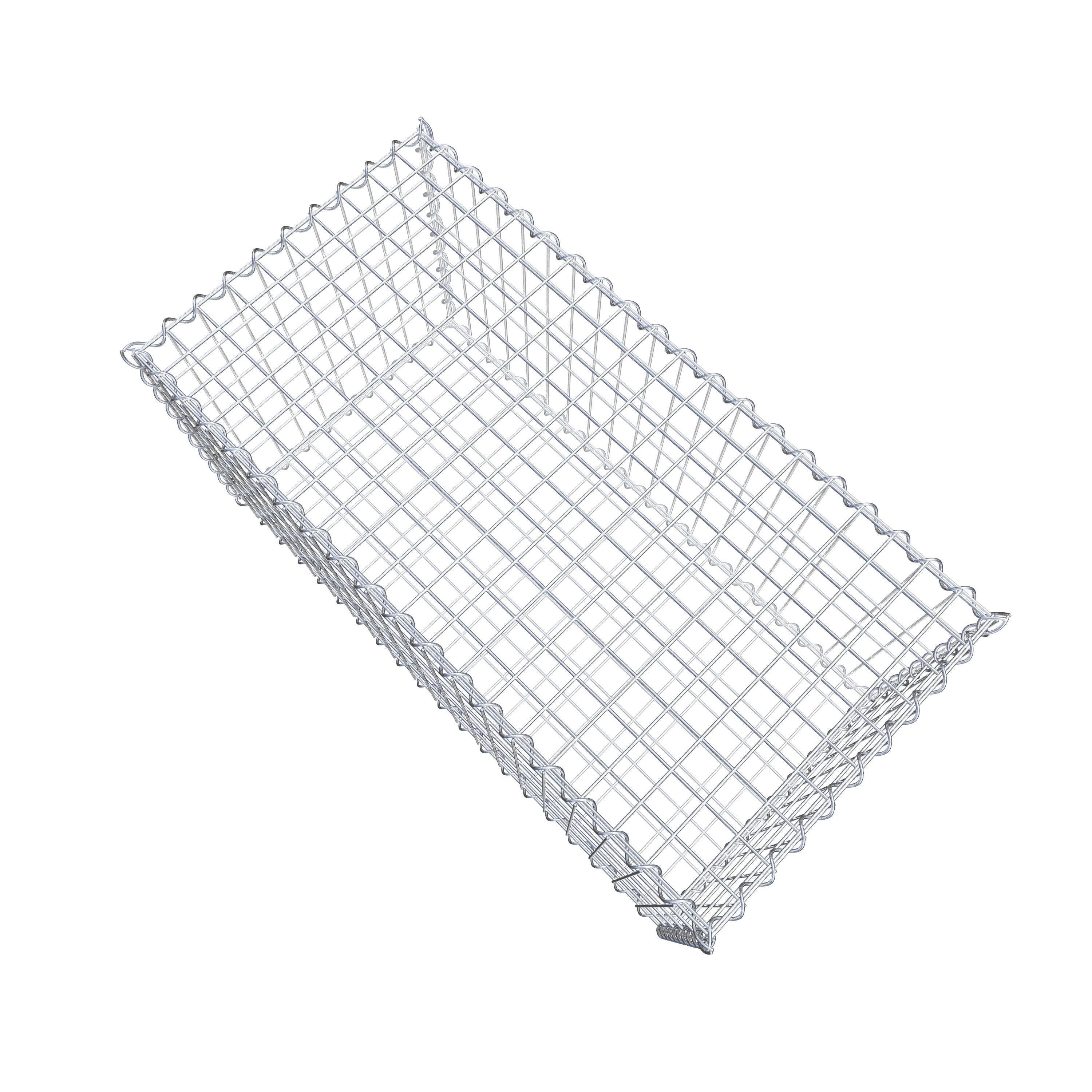 Gabion 100 cm x 50 cm x 50 cm (L x H x D), mesh size 5 cm x 10 cm, spiral