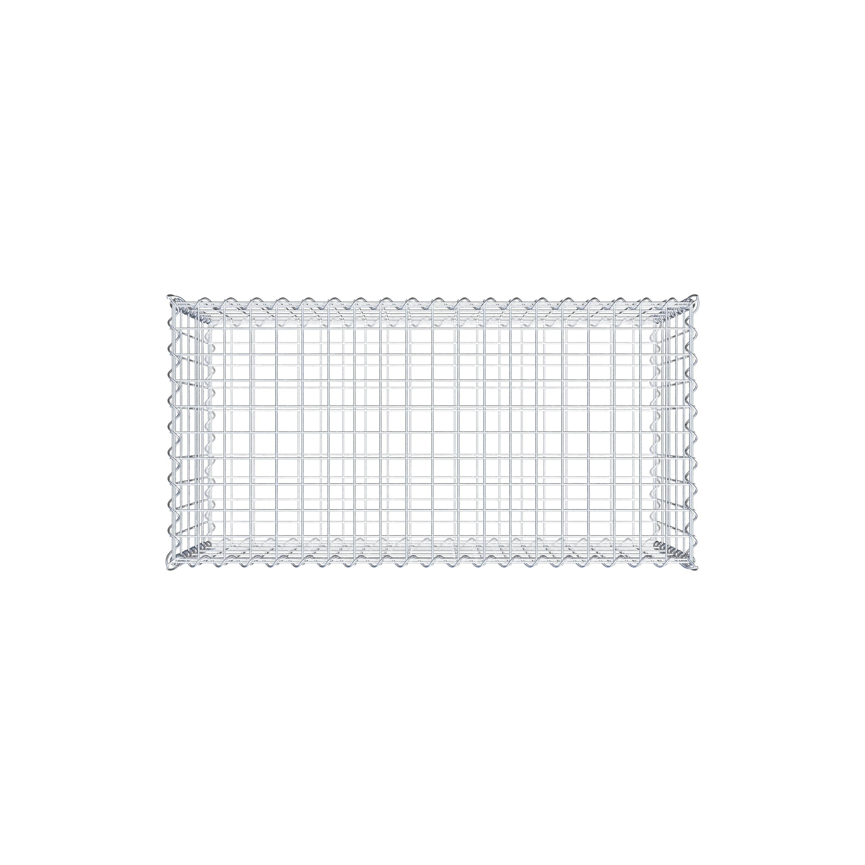 Gabion 100 cm x 50 cm x 50 cm (L x H x D), mesh size 5 cm x 10 cm, spiral