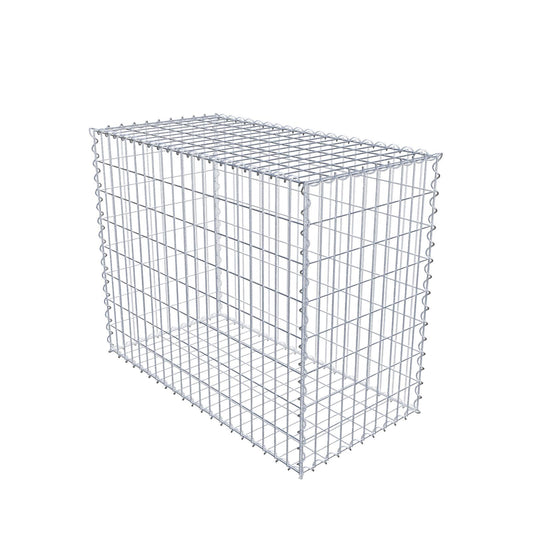 Gabion 100 cm x 80 cm x 50 cm (L x H x P), mailles 5 cm x 10 cm, spirale