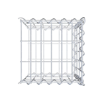 Gabion rapporté type 2 30 cm x 30 cm x 30 cm (L x H x P), mailles 5 cm x 10 cm, spirale