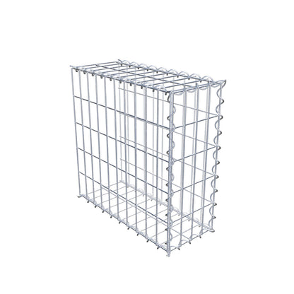 Gabbione aggiuntivo tipo 2 50 cm x 50 cm x 20 cm (L x H x P), dimensione maglia 5 cm x 10 cm, a spirale