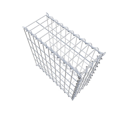 Gabbione aggiuntivo tipo 2 50 cm x 50 cm x 20 cm (L x H x P), dimensione maglia 5 cm x 10 cm, a spirale