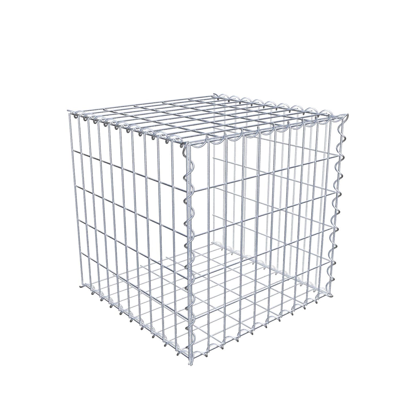 Grown-on gabion type 2 50 cm x 50 cm x 50 cm (L x H x D), mesh size 5 cm x 10 cm, spiral