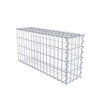 Add-on schanskorf type 2 80 cm x 40 cm x 20 cm (L x H x D), maaswijdte 5 cm x 10 cm, spiraalvormig