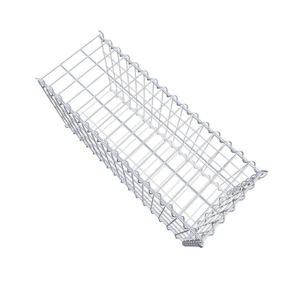 Extra gabion typ 2 80 cm x 40 cm x 30 cm (L x H x D), maskstorlek 5 cm x 10 cm, spiral