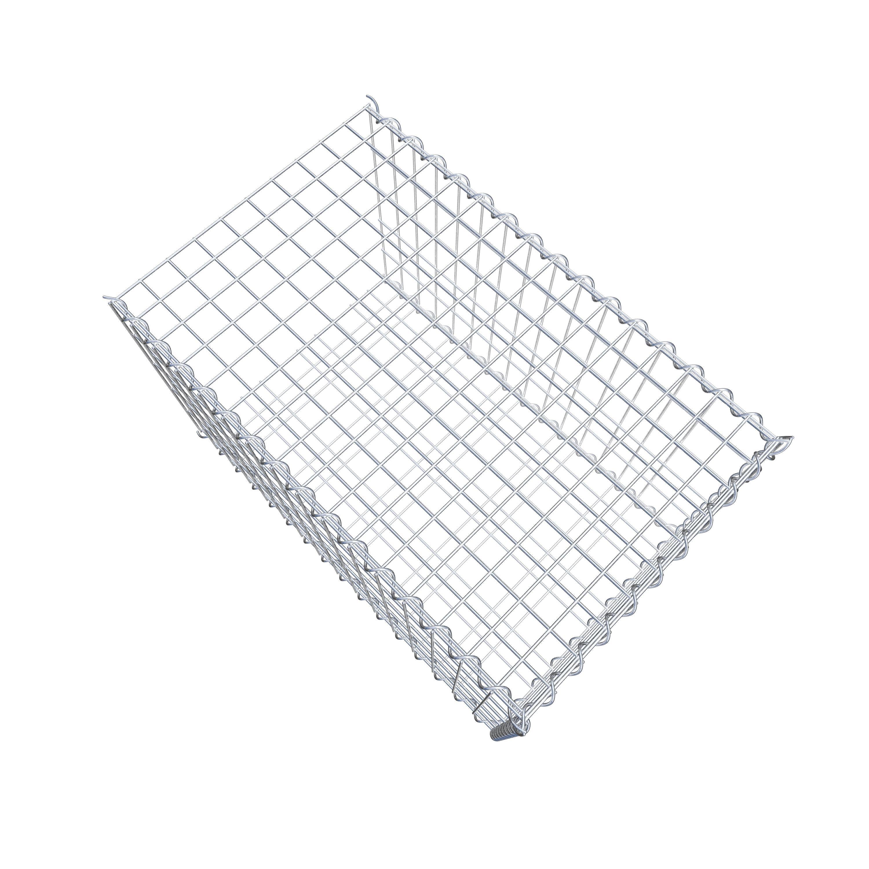 Grown-on gabion type 2 80 cm x 50 cm x 50 cm (L x H x D), mesh size 5 cm x 10 cm, spiral