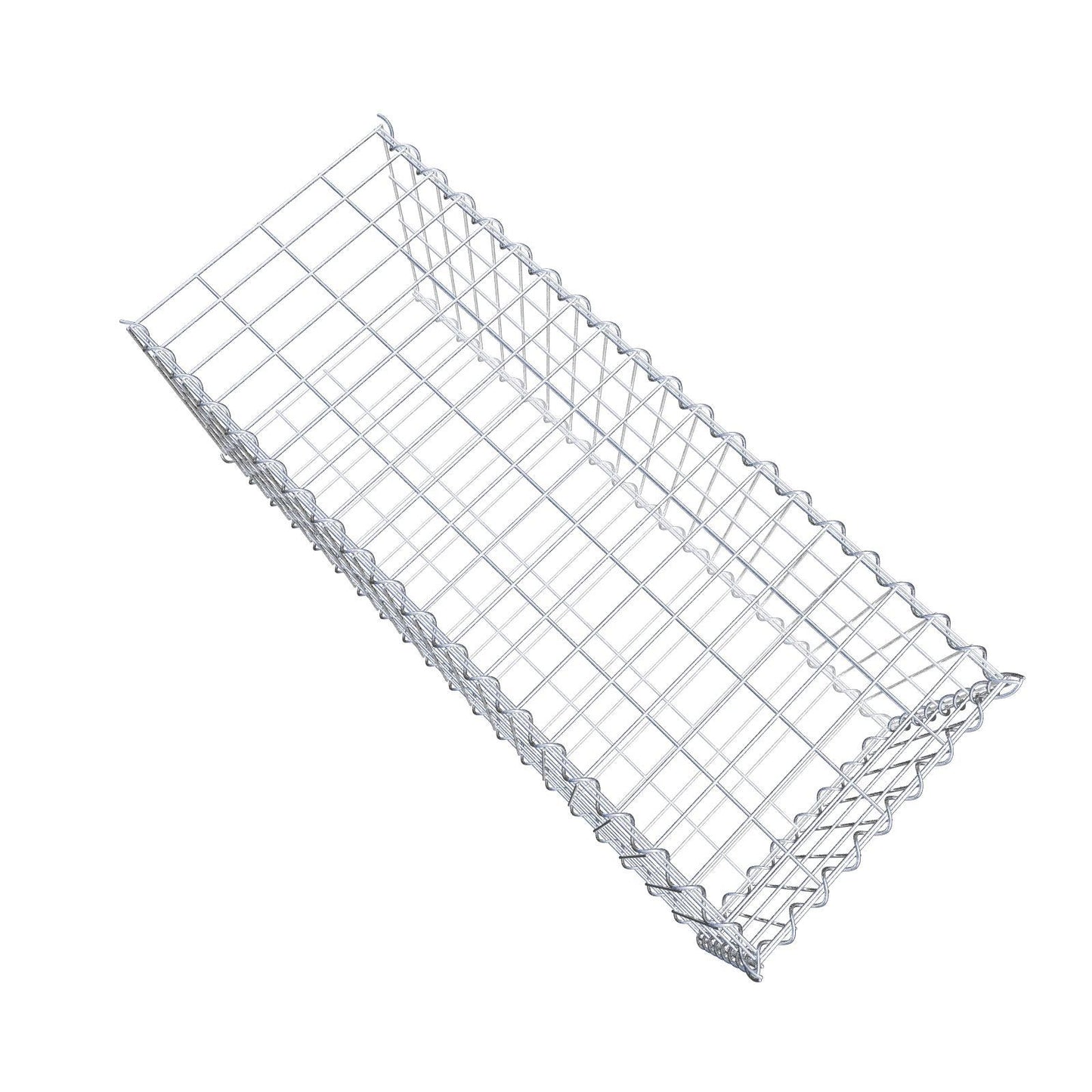 Grown-on gabion type 2 100 cm x 40 cm x 40 cm (L x H x D), mesh size 5 cm x 10 cm, spiral