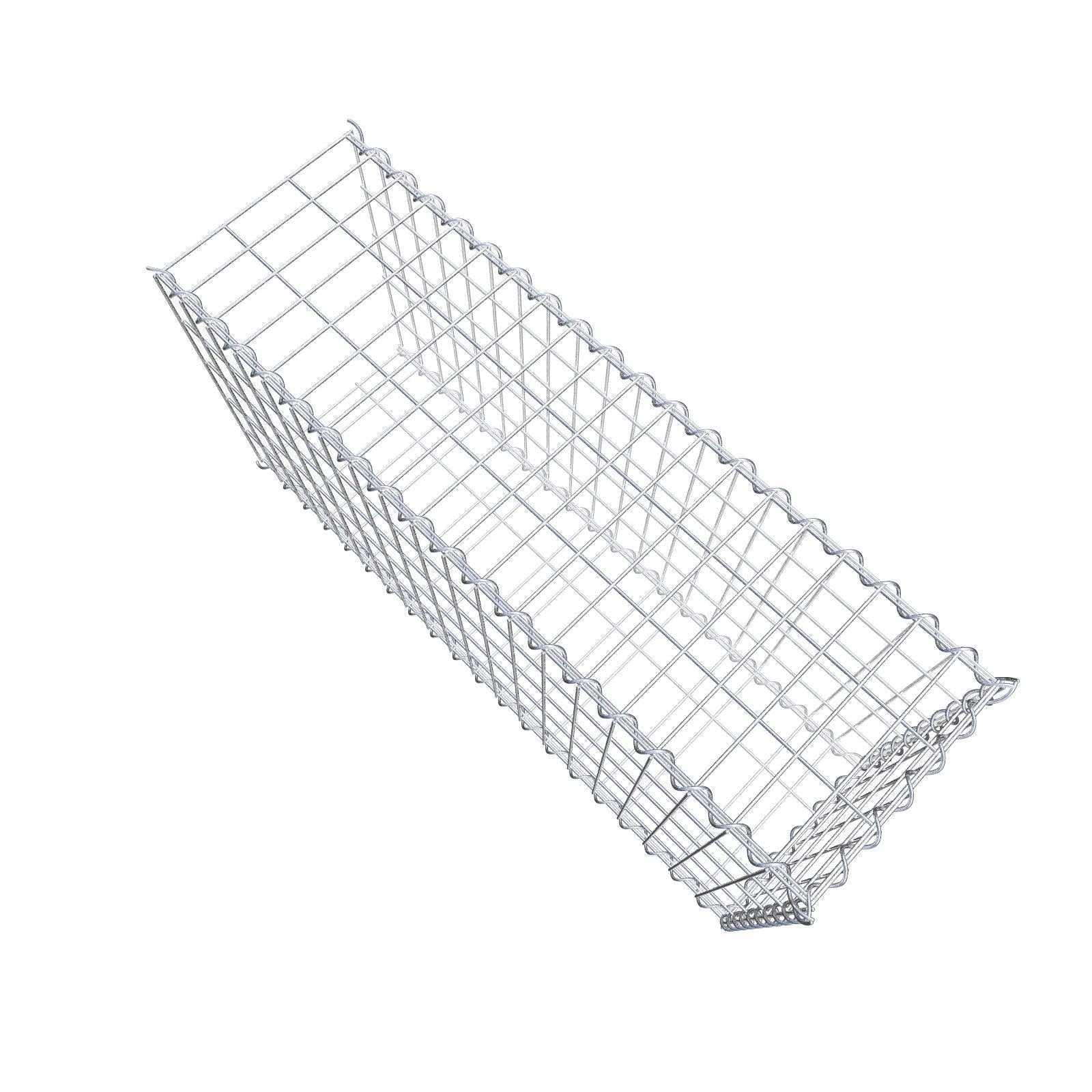 Gabbione aggiuntivo tipo 2 100 cm x 50 cm x 30 cm (L x H x P), dimensione maglia 5 cm x 10 cm, a spirale