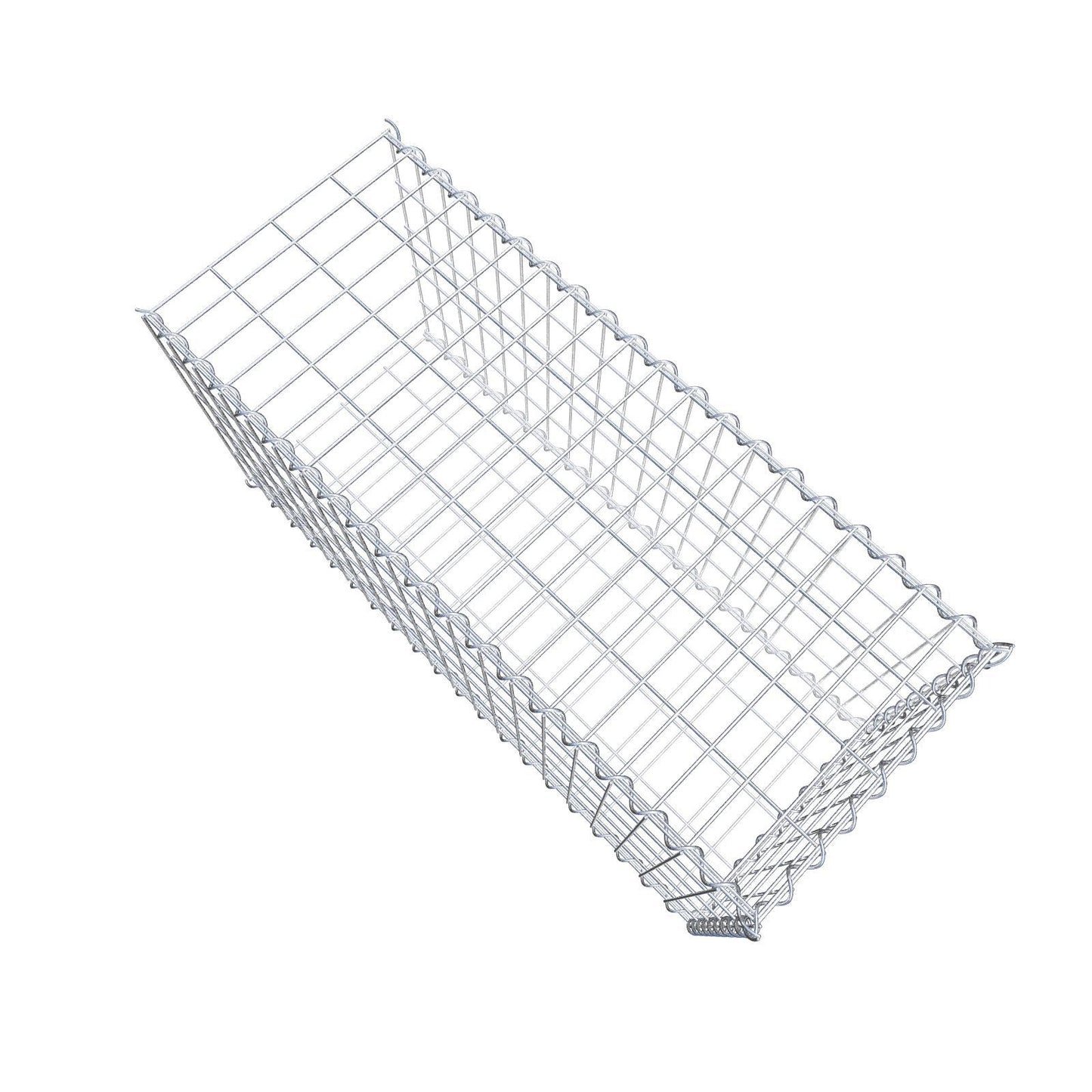 Gabião tipo 2 100 cm x 50 cm x 40 cm (C x A x P), malhagem 5 cm x 10 cm, espiral
