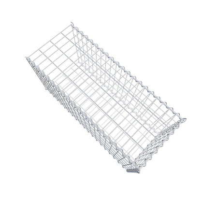 Gabião tipo 2 100 cm x 50 cm x 40 cm (C x A x P), malhagem 5 cm x 10 cm, espiral