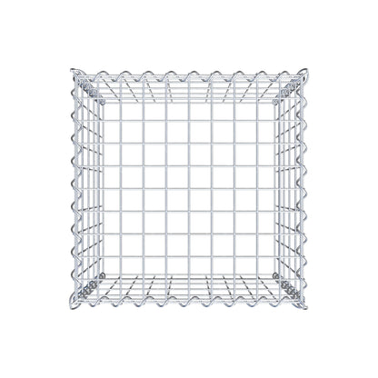 Gabbione aggiuntivo tipo 3 50 cm x 50 cm x 50 cm (L x H x P), dimensione maglia 5 cm x 10 cm, a spirale