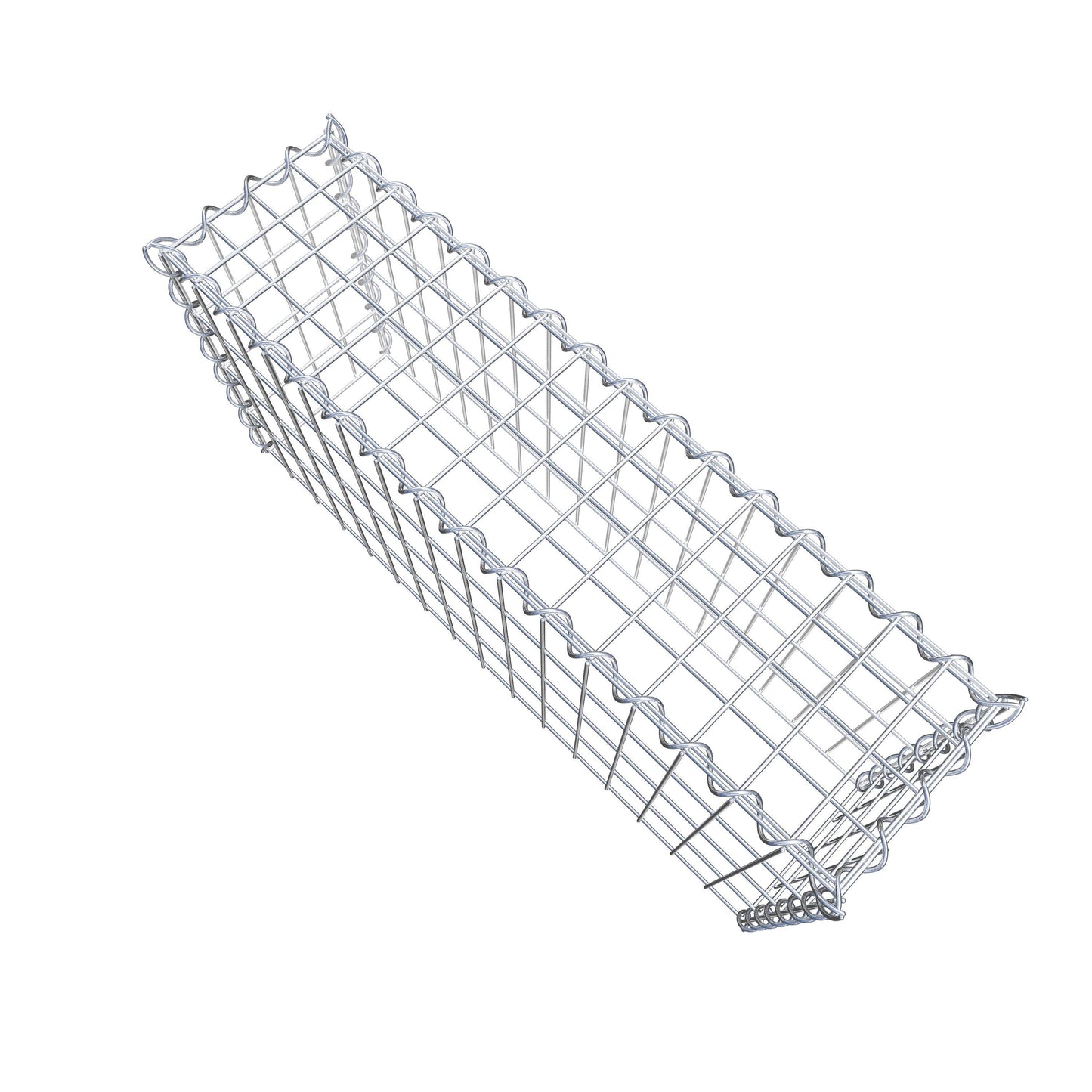 Extra gabion typ 3 80 cm x 40 cm x 20 cm (L x H x D), maskstorlek 5 cm x 10 cm, spiral