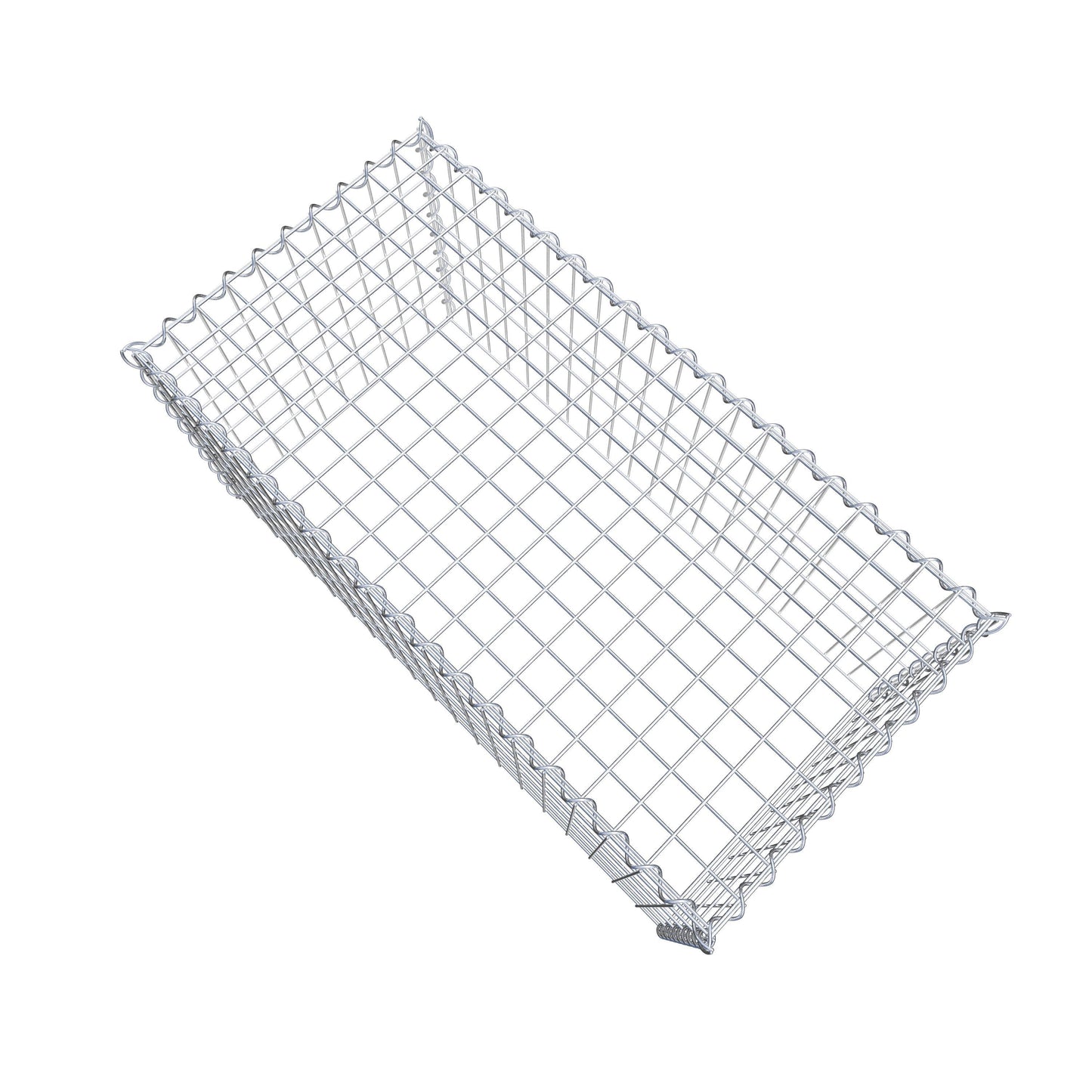 Grown-on gabion type 3 100 cm x 50 cm x 50 cm (L x H x D), mesh size 5 cm x 10 cm, spiral