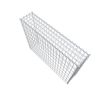 Gabion rapporté type 3 100 cm x 80 cm x 20 cm (L x H x P), mailles 5 cm x 10 cm, spirale