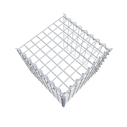 Extra gabion typ 4 40 cm x 40 cm x 40 cm (L x H x D), maskstorlek 5 cm x 10 cm, spiral