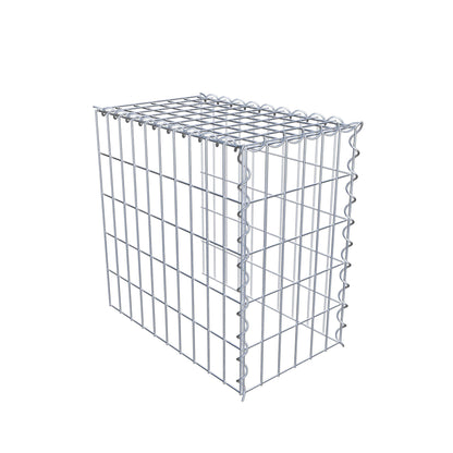 Opvokset gabion type 4 50 cm x 50 cm x 30 cm (L x H x D), maskestørrelse 5 cm x 10 cm, spiral