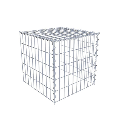 Gabion rapporté type 4 50 cm x 50 cm x 50 cm (L x H x P), mailles 5 cm x 10 cm, spirale