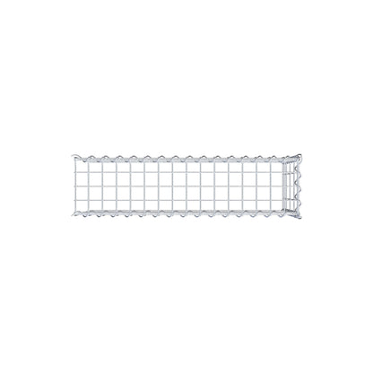 Mounted gabion type 4 80 cm x 40 cm x 20 cm (L x H x D), mesh size 5 cm x 10 cm, spiral