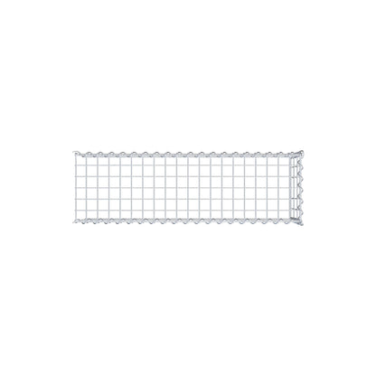 Grown-on gabion type 4 100 cm x 30 cm x 30 cm (L x H x D), mesh size 5 cm x 10 cm, spiral