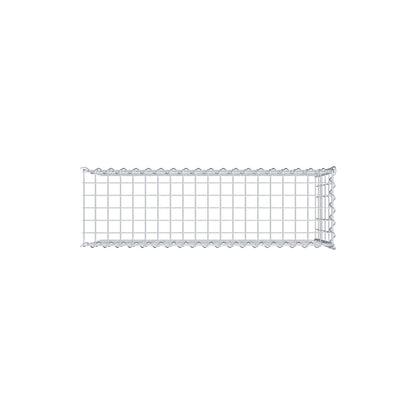 Aangegroeide schanskorf type 4 100 cm x 50 cm x 30 cm (L x H x D), maaswijdte 5 cm x 10 cm, spiraal