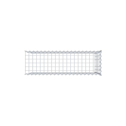 Gabion rapporté type 4 100 cm x 60 cm x 30 cm (L x H x P), mailles 5 cm x 10 cm, spirale