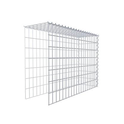 Gavión adulto tipo 4 100 cm x 70 cm x 30 cm (largo x alto x profundidad), tamaño de malla 5 cm x 10 cm, espiral