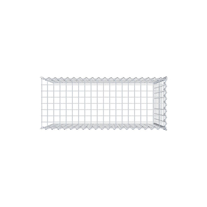 Grown-on gabion type 4 100 cm x 70 cm x 40 cm (L x H x D), mesh size 5 cm x 10 cm, spiral
