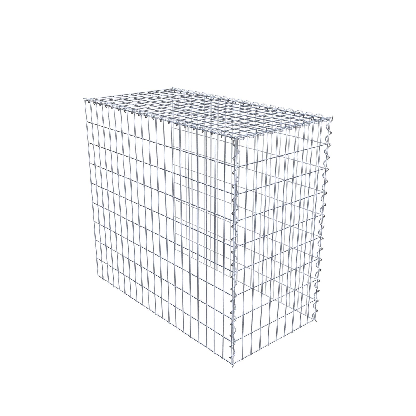 Gabbione aggiuntivo tipo 4 100 cm x 90 cm x 50 cm (L x H x P), maglia 5 cm x 10 cm, spirale