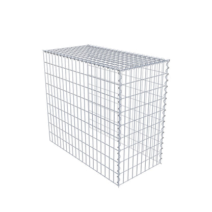 Gabbione aggiuntivo tipo 4 100 cm x 90 cm x 50 cm (L x H x P), maglia 5 cm x 10 cm, spirale