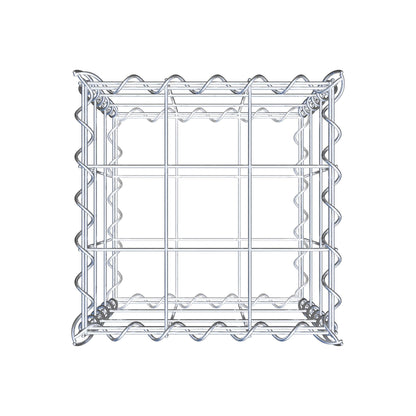 Gabion 30 cm x 30 cm x 30 cm (L x H x D), maskstorlek 10 cm x 10 cm, spiral