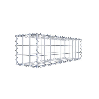 Gabione 100 cm x 30 cm x 30 cm (L x H x T), Maschenweite 10 cm x 10 cm, Spirale