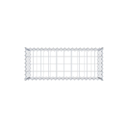 Gabion 100 cm x 40 cm x 40 cm (L x H x P), mailles 10 cm x 10 cm, spirale