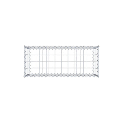 Gavión 100 cm x 50 cm x 40 cm (largo x alto x fondo), malla 10 cm x 10 cm, en espiral