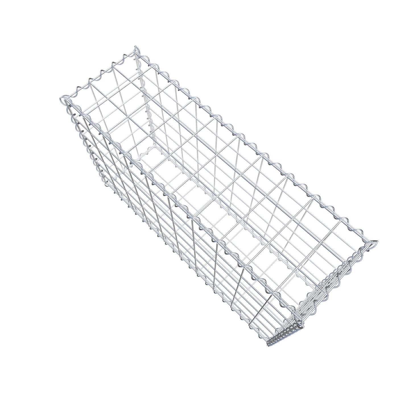 Gabion 100 cm x 60 cm x 30 cm (L x H x P), mailles 10 cm x 10 cm, spirale