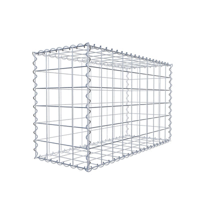 Gabion 100 cm x 60 cm x 40 cm (L x H x P), mailles 10 cm x 10 cm, spirale