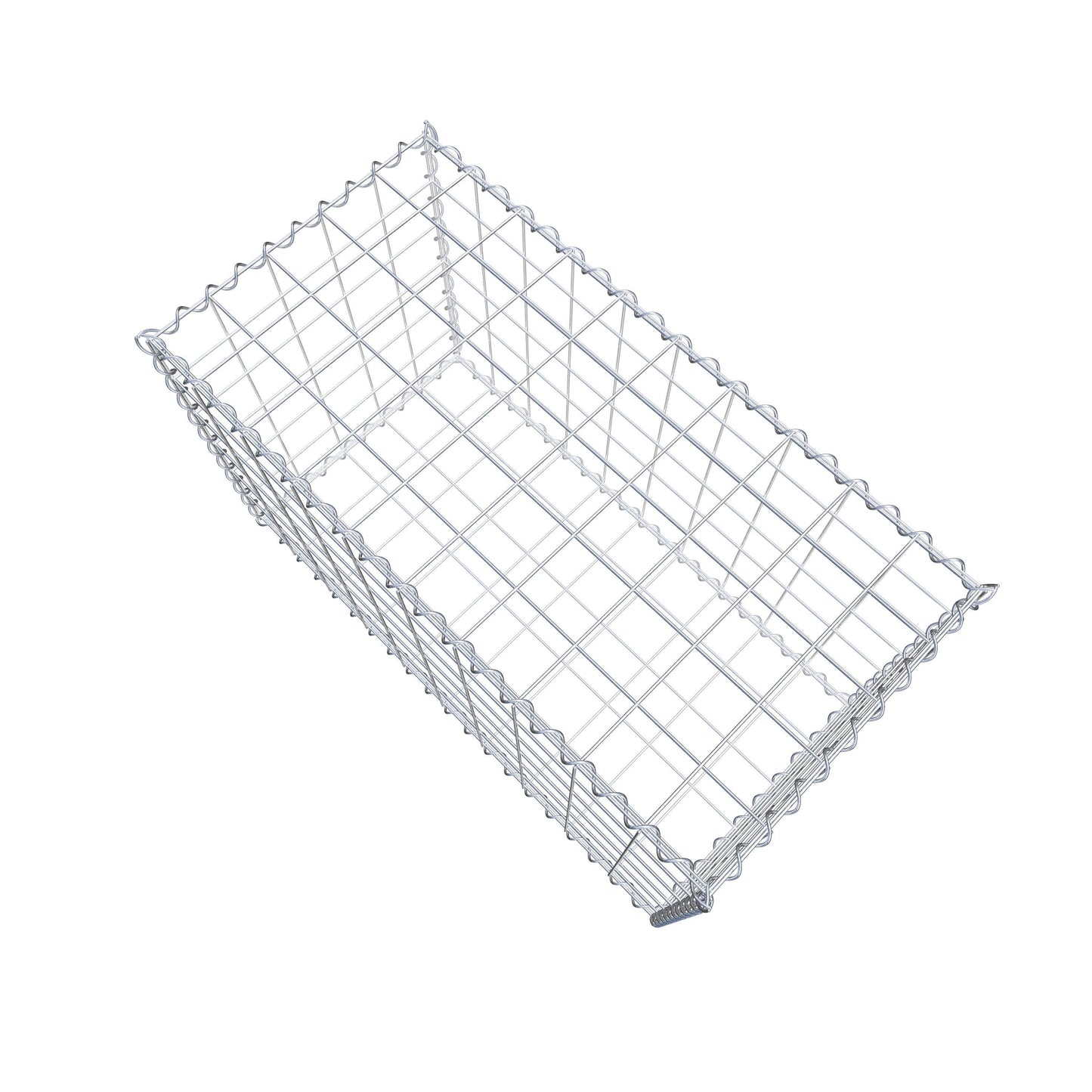 Gabion 100 cm x 60 cm x 50 cm (L x H x P), mailles 10 cm x 10 cm, spirale