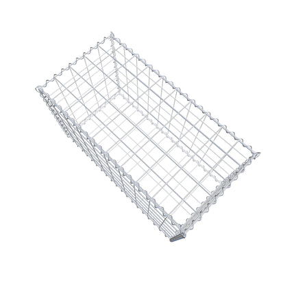 Gabion 100 cm x 60 cm x 50 cm (L x H x P), mailles 10 cm x 10 cm, spirale
