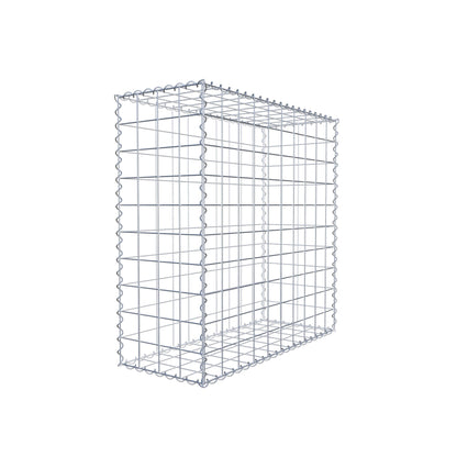 Gabion 100 cm x 100 cm x 40 cm (L x H x P), mailles 10 cm x 10 cm, spirale