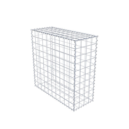 Gabion 100 cm x 100 cm x 40 cm (L x H x P), mailles 10 cm x 10 cm, spirale