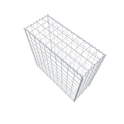 Gabion 100 cm x 100 cm x 40 cm (L x H x P), mailles 10 cm x 10 cm, spirale