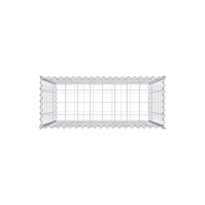 Gabion 100 cm x 100 cm x 40 cm (L x H x P), mailles 10 cm x 10 cm, spirale