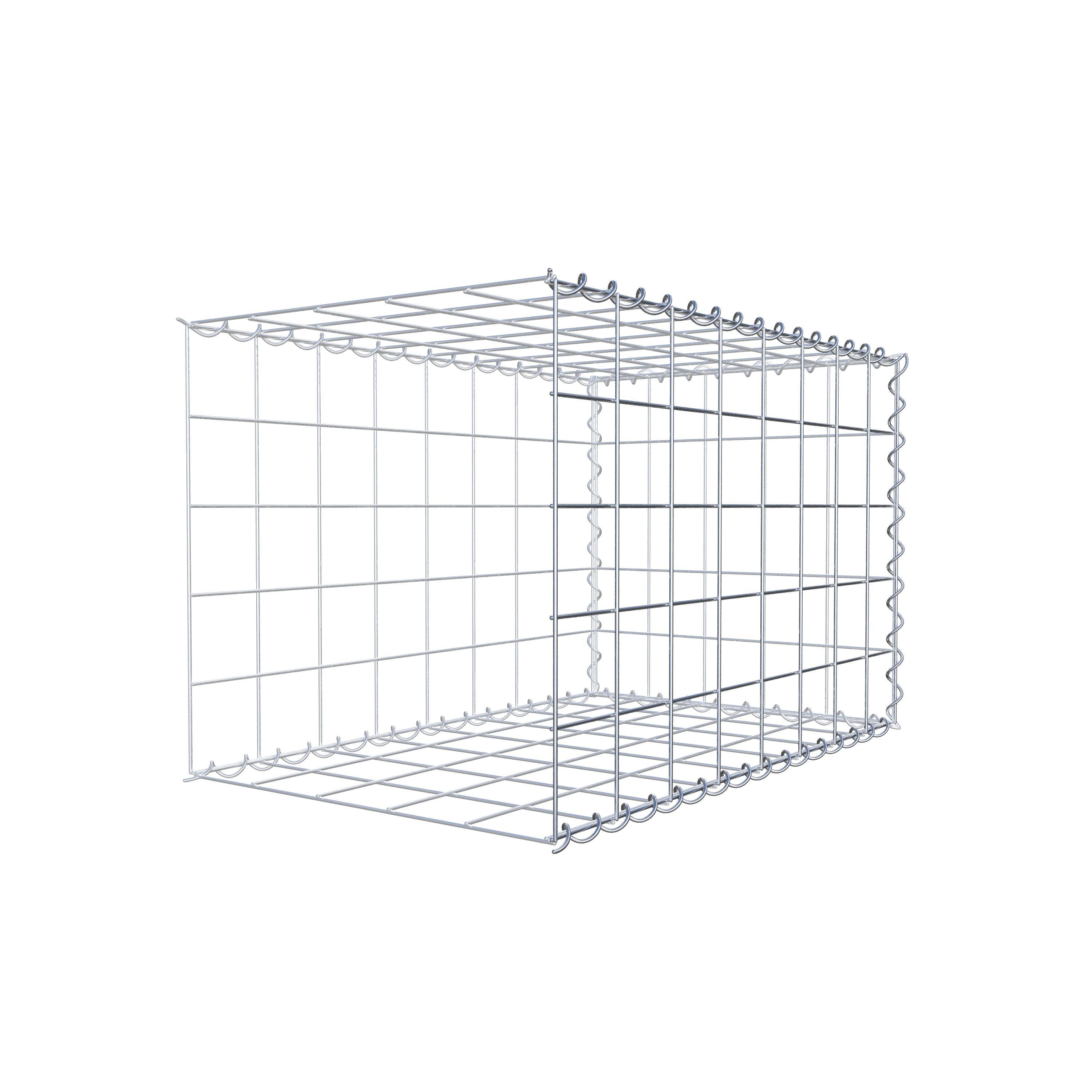 Grown-on gabion type 2 80 cm x 50 cm x 50 cm (L x H x D), mesh size 10 cm x 10 cm, spiral