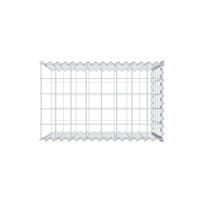 Anbaugabione Typ 2 80 cm x 50 cm x 50 cm (L x H x T), Maschenweite 10 cm x 10 cm, Spirale