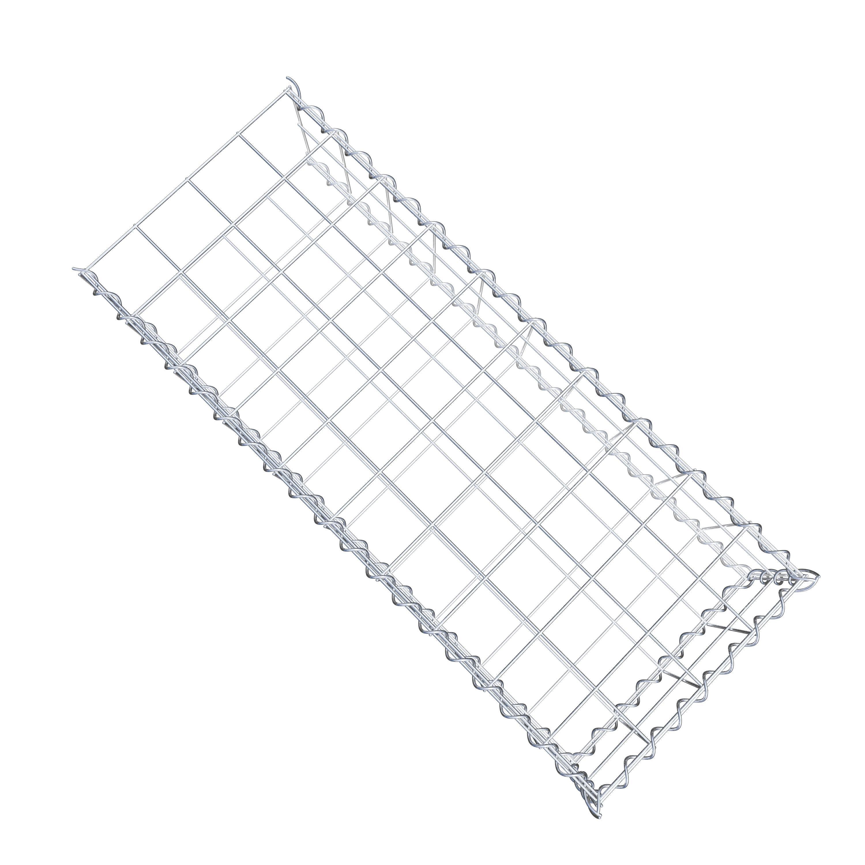 Gabião tipo 2 100 cm x 20 cm x 40 cm (C x A x P), malhagem 10 cm x 10 cm, espiral