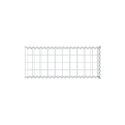 Gabion rapporté type 2 100 cm x 20 cm x 40 cm (L x H x P), mailles 10 cm x 10 cm, spirale