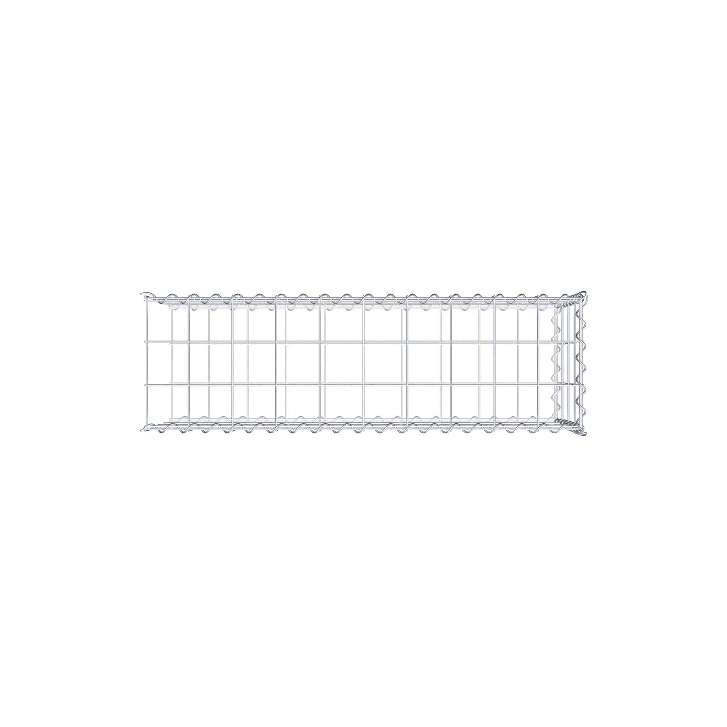 Gabbione aggiuntivo tipo 2 100 cm x 40 cm x 30 cm (L x A x P), maglia 10 cm x 10 cm, spirale
