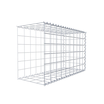 Gabion rapporté type 2 100 cm x 60 cm x 40 cm (L x H x P), mailles 10 cm x 10 cm, spirale