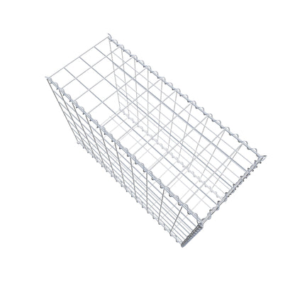 Grown-on gabion type 2 100 cm x 70 cm x 40 cm (L x H x D), mesh size 10 cm x 10 cm, spiral