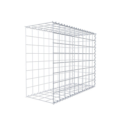 Gabion rapporté type 2 100 cm x 80 cm x 40 cm (L x H x P), mailles 10 cm x 10 cm, spirale