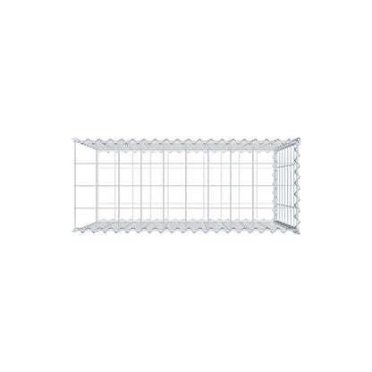 Gabion rapporté type 2 100 cm x 80 cm x 40 cm (L x H x P), mailles 10 cm x 10 cm, spirale